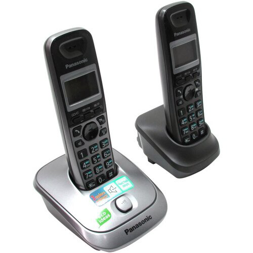 Радиотелефон Panasonic KX-TG2512RU1 серый купить,44090