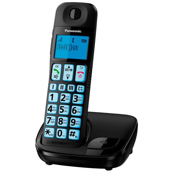 Радиотелефон Panasonic DECT KX-TGE110UCB черный - ForteMarket Радиотелефон Panasonic DECT KX-TGE110UCB черный купить,0