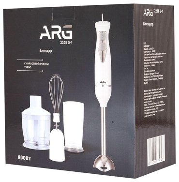 Блендер ARG SG-800W-2208G-1 белый - ForteMarket Блендер ARG SG-800W-2208G-1 белый купить,0
