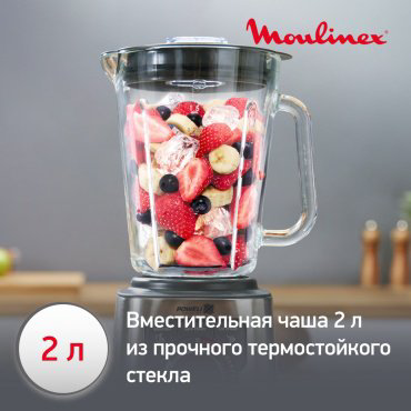 Блендер Moulinex PerfectMix+ LM811D10 серебристый купить,NaN