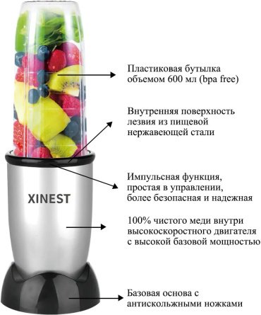 Блендер SimpleShop блендер стационарный серебристый