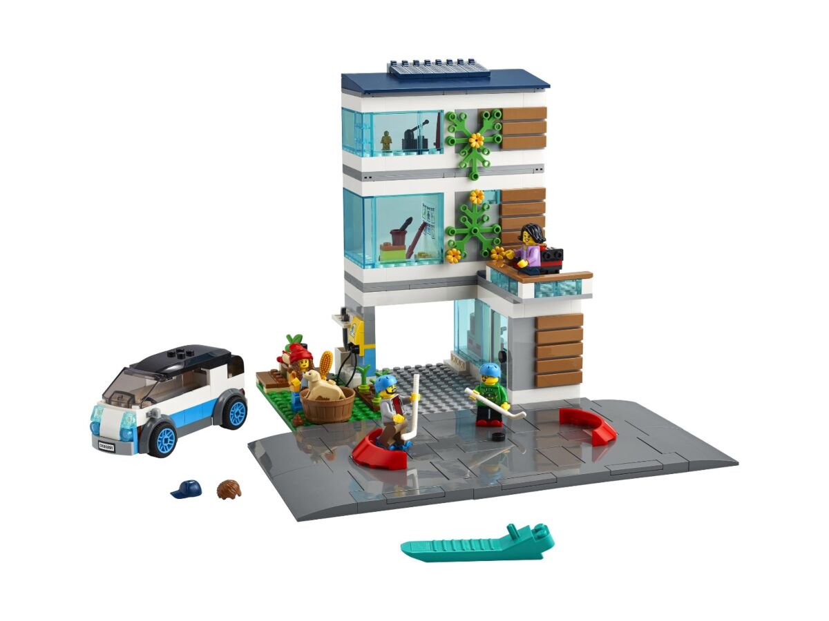 Конструктор Lego City Современный дом для семьи 60291 купить,NaN