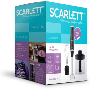 Блендер Scarlett SC-HB42F08 черный купить,11990