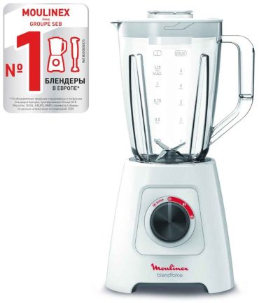 Блендер Moulinex BlendForce 2 LM420110 белый купить,22990
