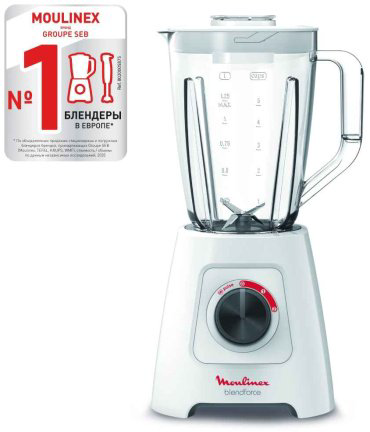 Блендер Moulinex BlendForce 2 LM420110 белый купить,22990