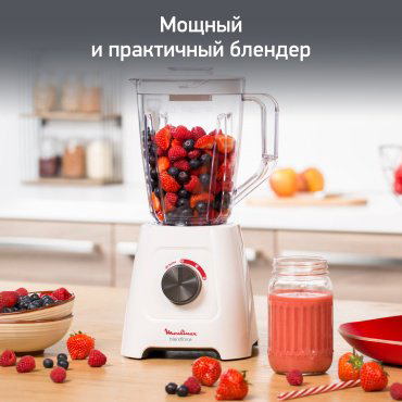 Блендер Moulinex BlendForce 2 LM420110 белый купить,22990