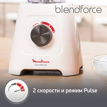 Блендер Moulinex BlendForce 2 LM420110 белый купить,22990