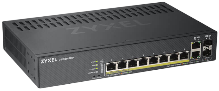 Коммутатор ZyXEL GS1920-8HPV2-EU0101F купить,NaN