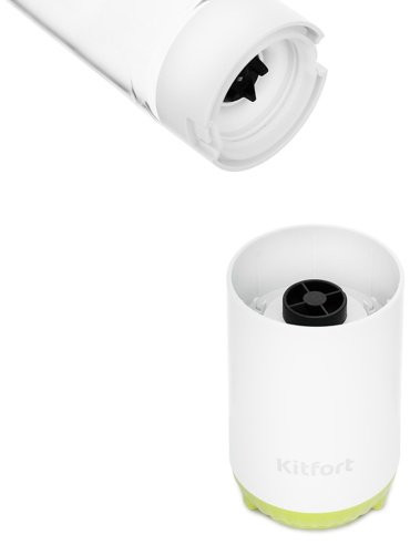 Блендер Kitfort Shake and Take KT-3033-2 белый, зеленый