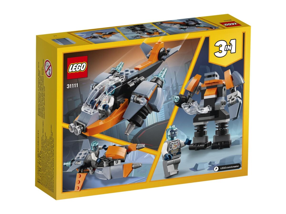 Конструктор Lego Кибердрон Creator 31111 113 деталей купить,NaN