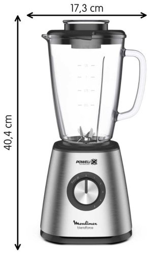 Блендер Moulinex LM439D10 серебристый купить,47990