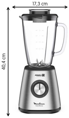 Блендер Moulinex LM439D10 серебристый купить,47990