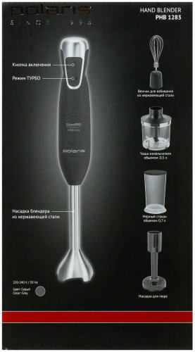 Блендер Polaris PHB 1283 Silent черный купить,43990
