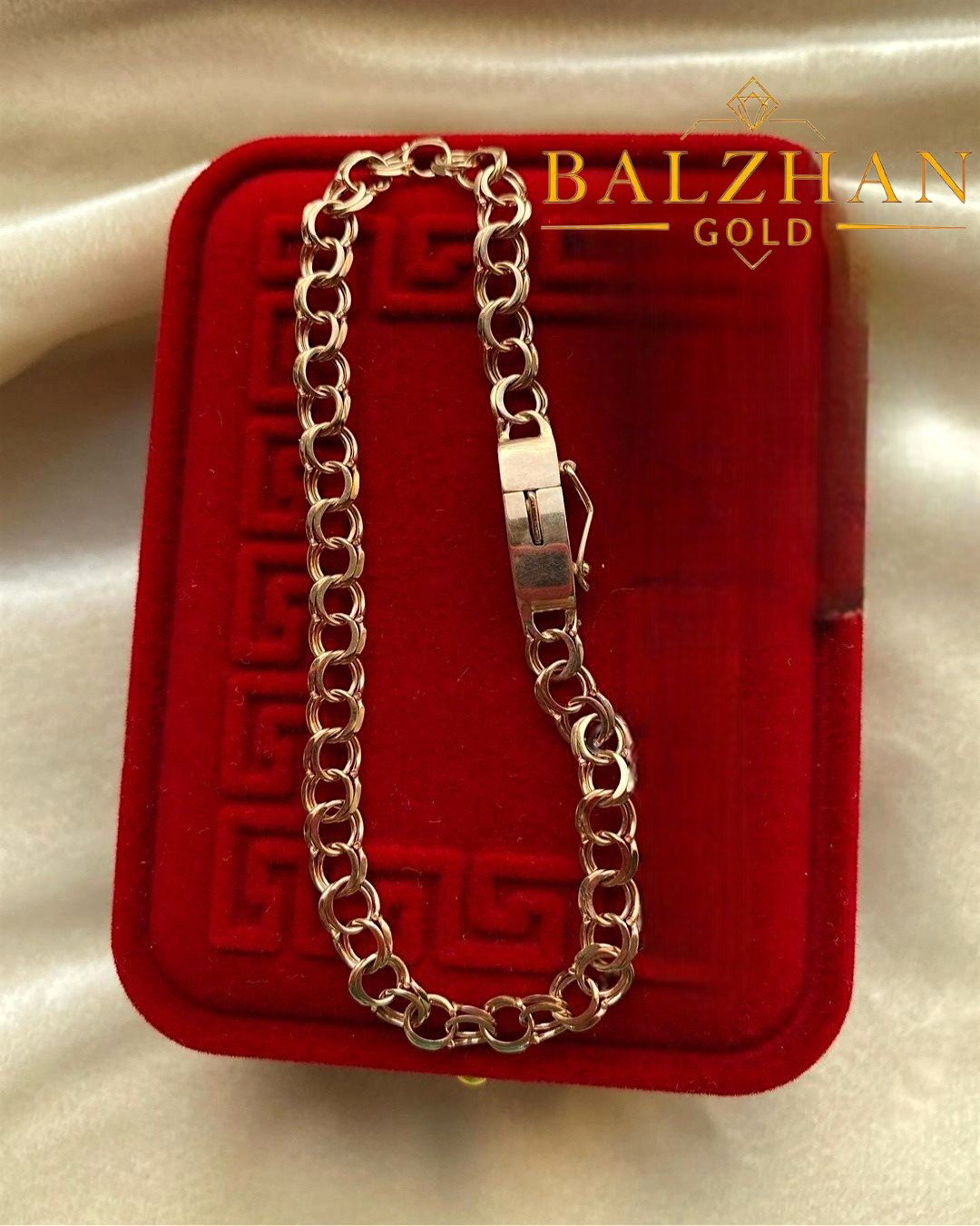 Браслет Dani DANI-BR-094 длина 21 см, вес 5.91 г золото, плетение бисмарк купить,NaN