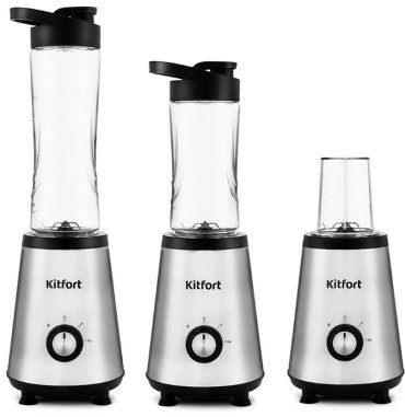 Блендер Kitfort КТ-1340-3 серебристый - ForteMarket Блендер Kitfort КТ-1340-3 серебристый купить,0
