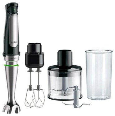 Блендер Braun MQ 7035XBI черный, серебристый