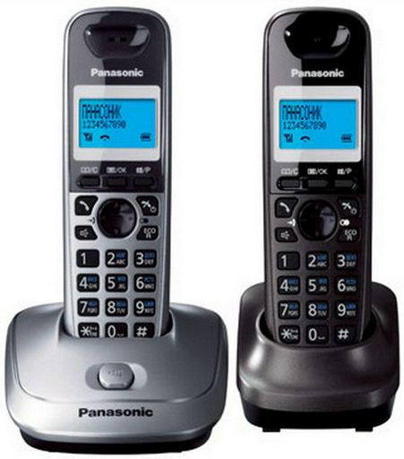 Радиотелефон Panasonic KX-TG2512RU1 серый