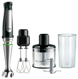 Блендер Braun MQ 7035XBI черный, серебристый