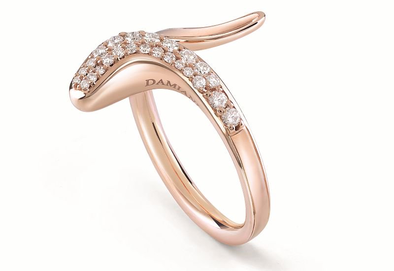 Кольцо Damiani 14533 д 13р 3,2гр 0,24ct. купить,NaN