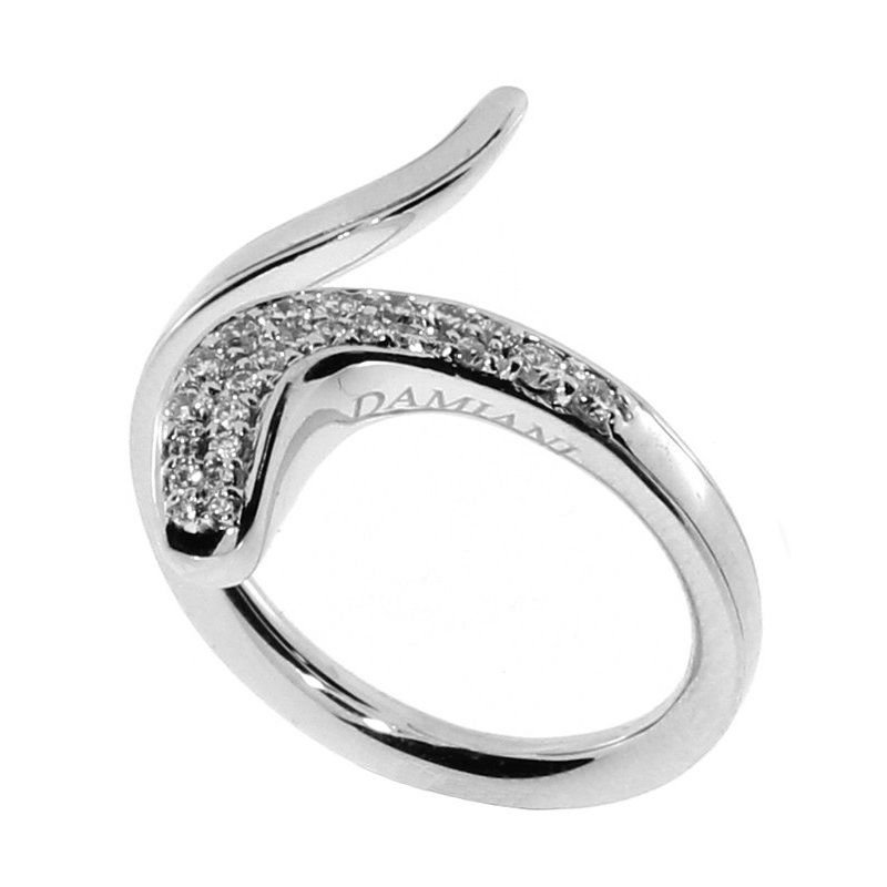 Кольцо Damiani 14535 д 15р 3,1гр 0,24ct. купить,NaN