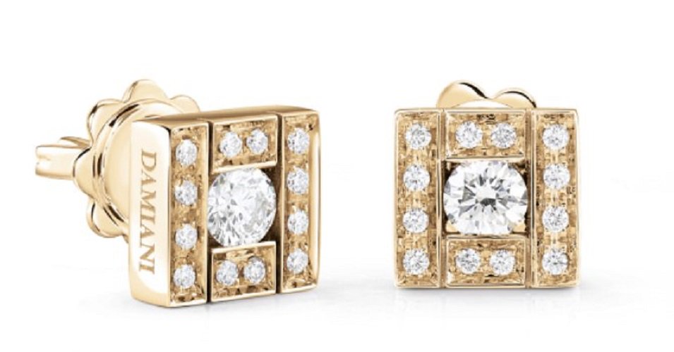 Серьги Damiani 14494 д 4гр 0,3ct. купить,NaN