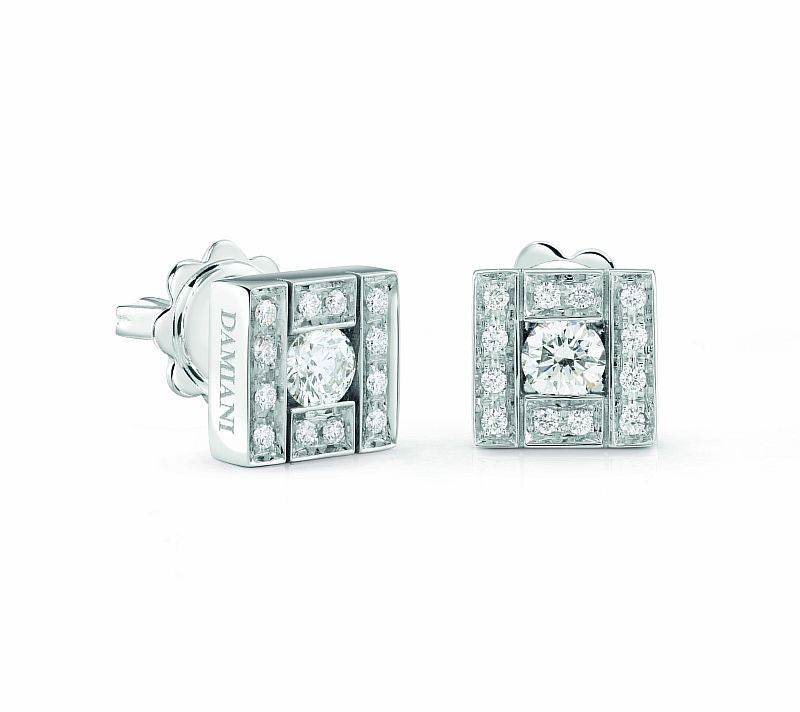 Серьги Damiani 14496 д 3,8гр 0,3ct. купить,NaN