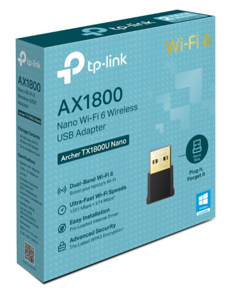Wi-Fi адаптер TP-LINK Archer TX1800U Nano купить,NaN