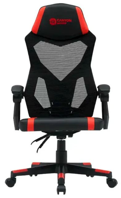 Игровое кресло Canyon Flow CNE-MCH01 Черный/Красный купить,NaN