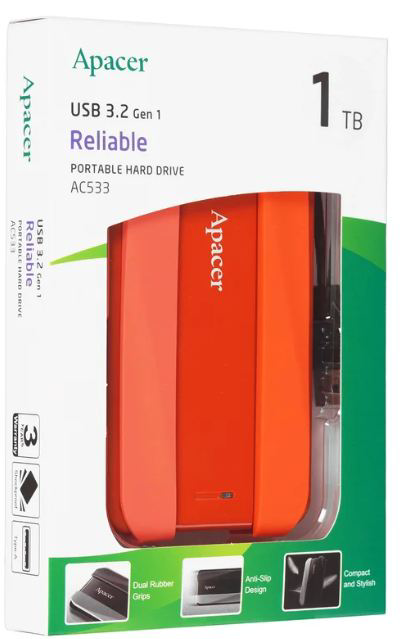 Внешний накопитель Apacer AC533 AP1TBAC533R-1 1000 Гб