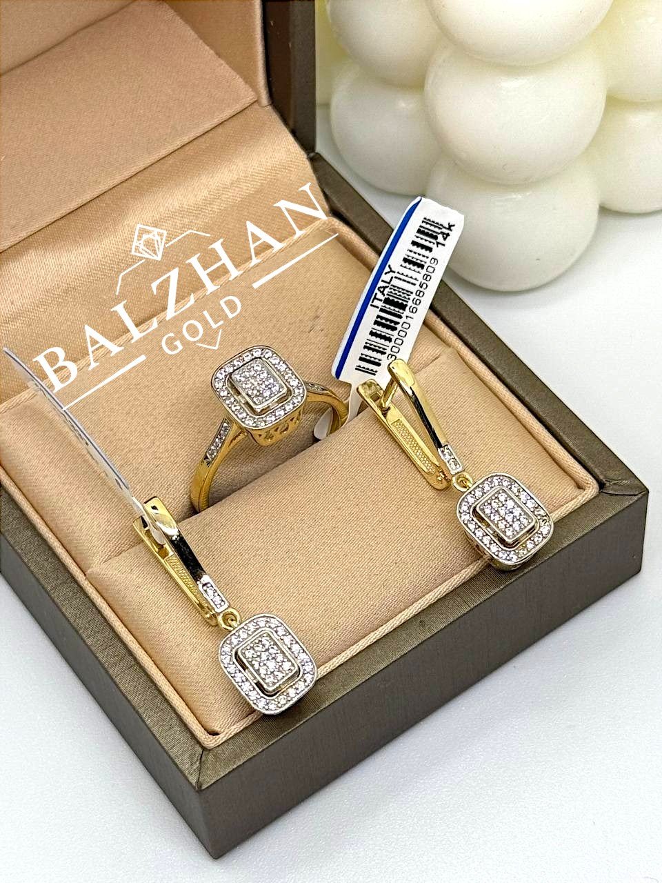 Dani BALZHAN GOLD-5634 вес 6.25 г золото, фианит