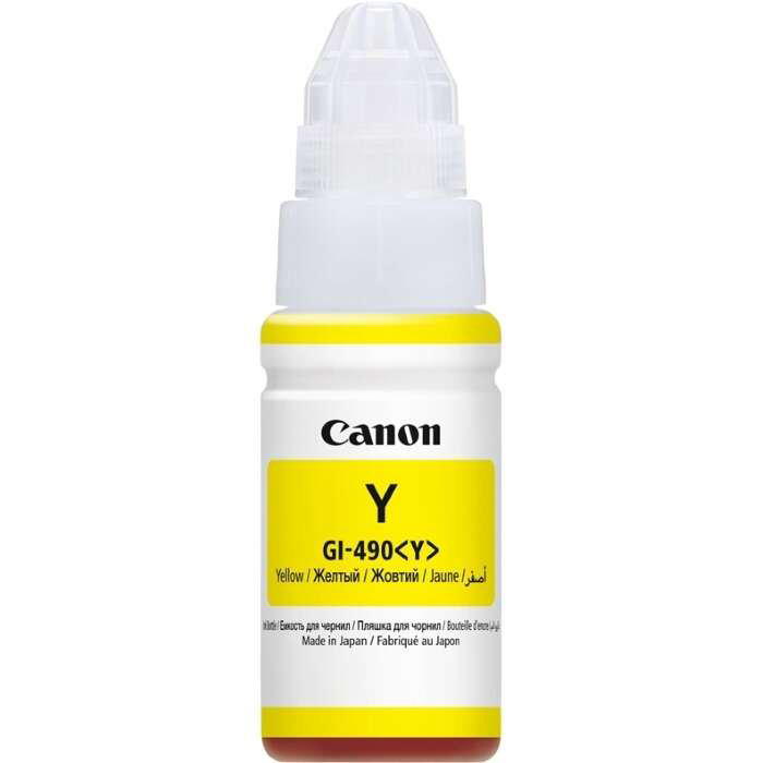 Чернила Canon GI-490-Y желтые