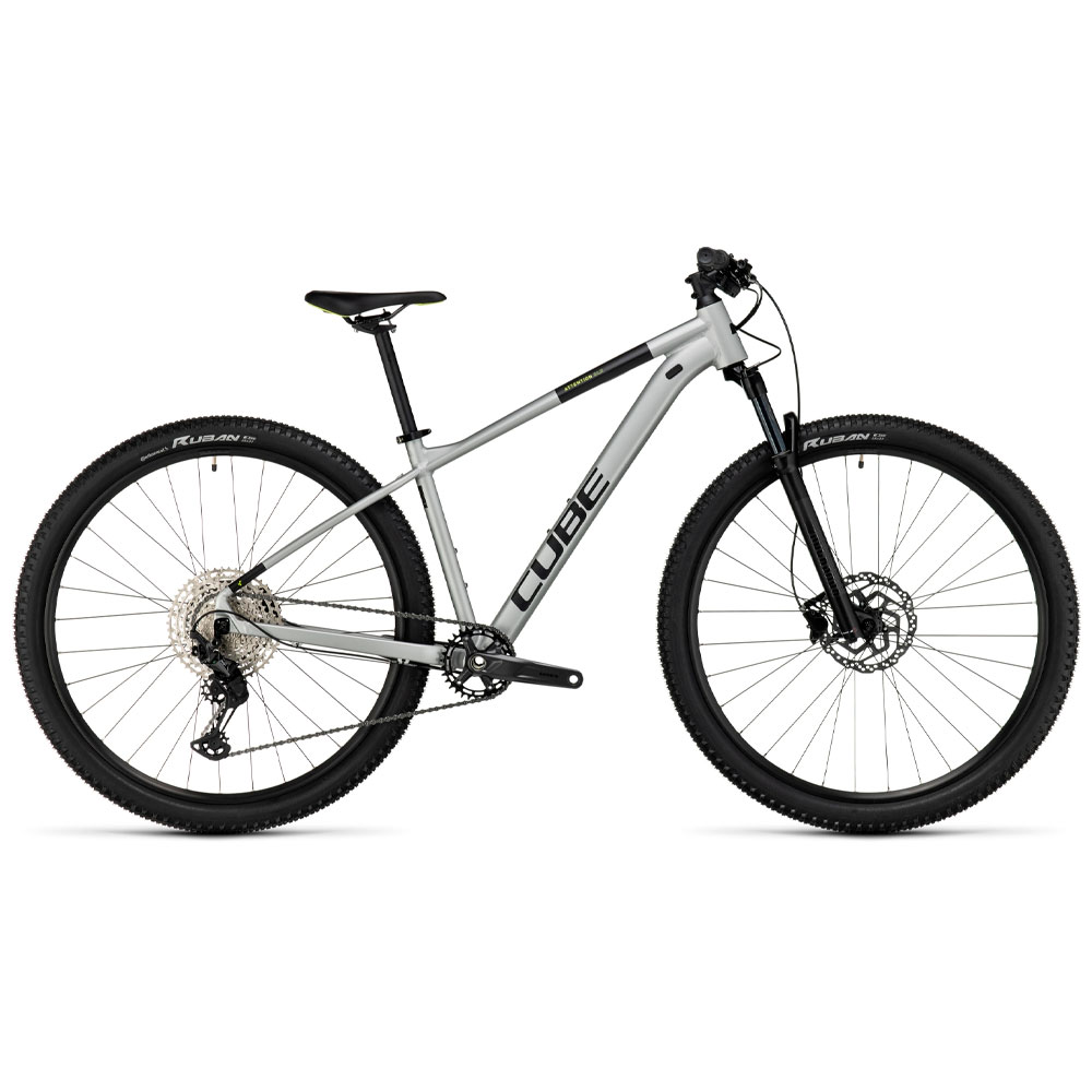 Велосипед Cube Attention SLX XXL-24 29" 2023 silvergrey-lime купить,NaN