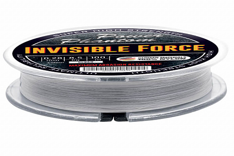 Леска Power Phantom Invisible Force Clear 100 м 0,30 мм 10,6 кг прозрачная