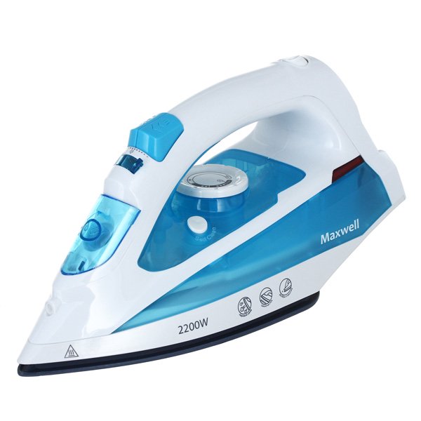 Утюг Maxwell MW-3055 голубой - ForteMarket Утюг Maxwell MW-3055 голубой купить,0