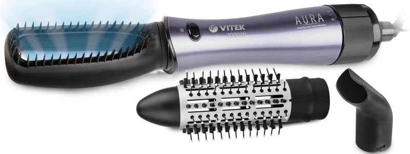 Фен-щетка Vitek VT-8238 фиолетовый