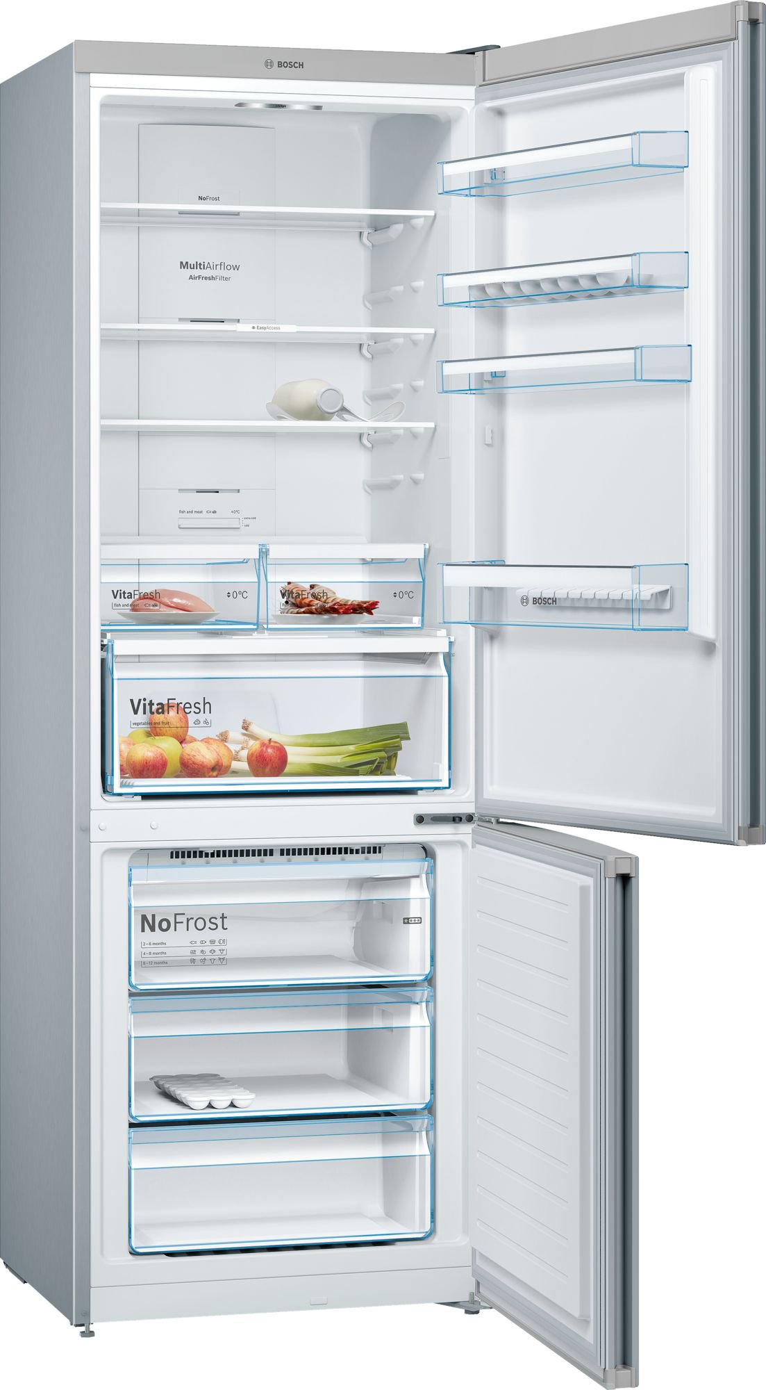 Холодильник Bosch KGN49XL30U серебристый