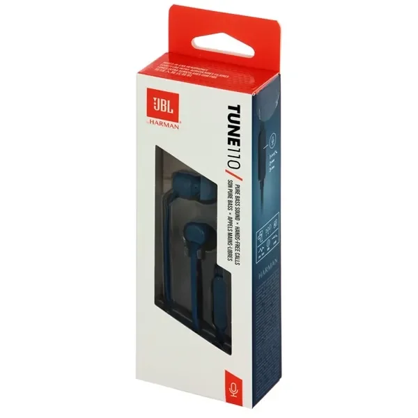 Наушники JBL T110 JBLT110BLU Blue купить,0
