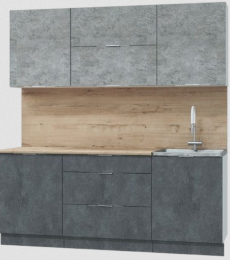 Гарнитур кухонный MLK 200x209х60см белый