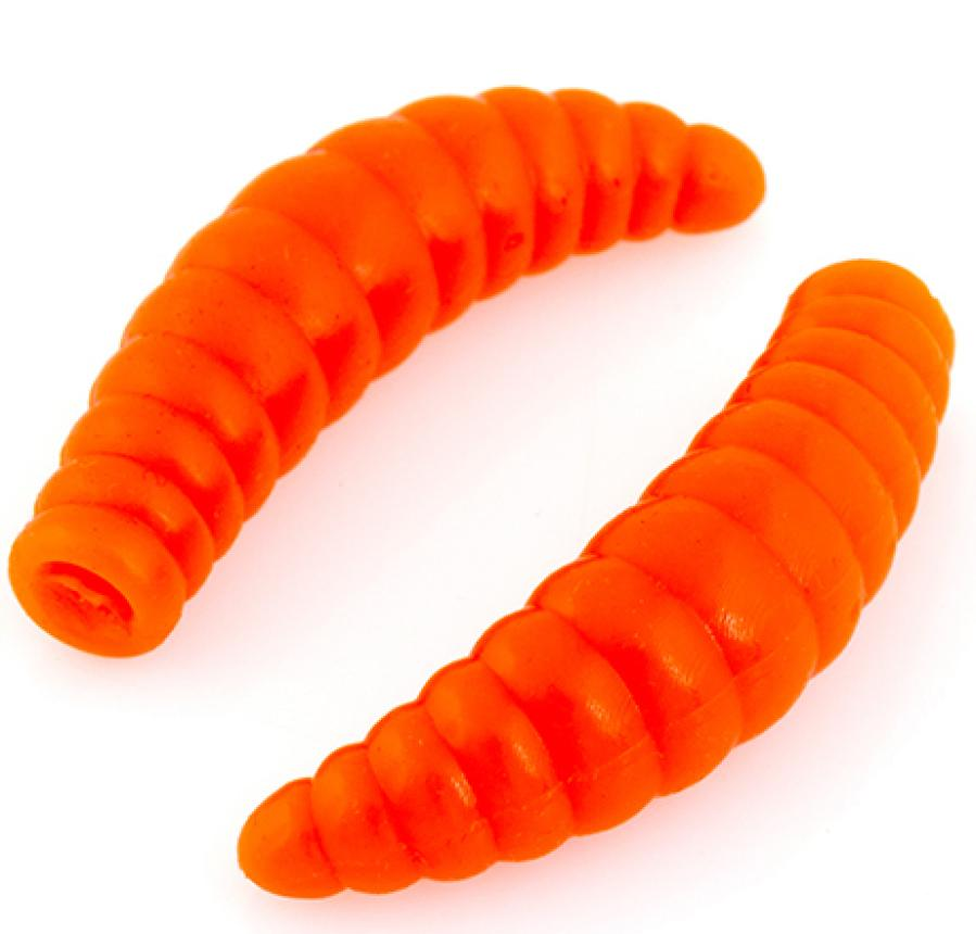 Приманка силиконовая Akara Trout Time Maggot Cheese 1,6 100 оранжевая 10 шт купить,NaN