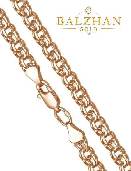 Цепь Dani BALZHAN GOLD-8423 длина 55 см, вес 5.05 г золото, плетение бисмарк купить,NaN