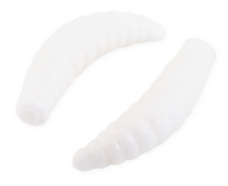 Приманка силиконовая Akara Trout Time Maggot Cheese 1,3 02T белая 12 шт
