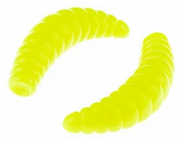 Приманка силиконовая Akara Trout Time Maggot Cheese 1,6 04Y желтая 10 шт
