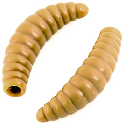 Приманка силиконовая Akara Trout Time Maggot Cheese 1,3 446 коричневая 12 шт