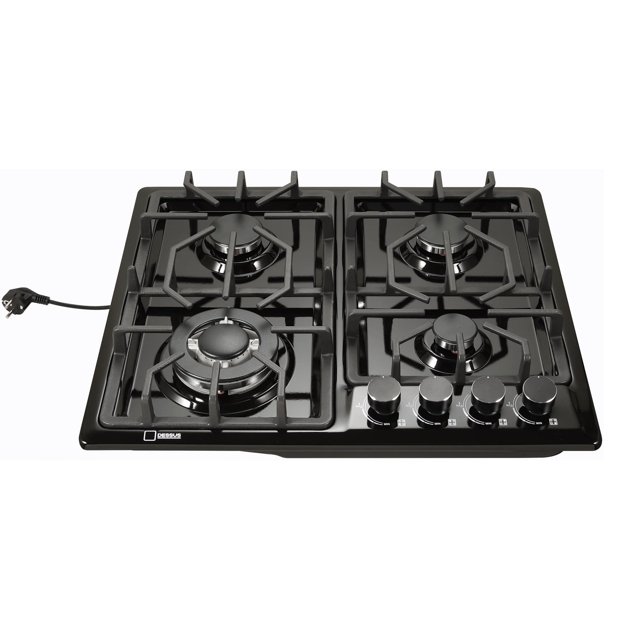 Газовая варочная поверхность Dessus DCM64001B Black