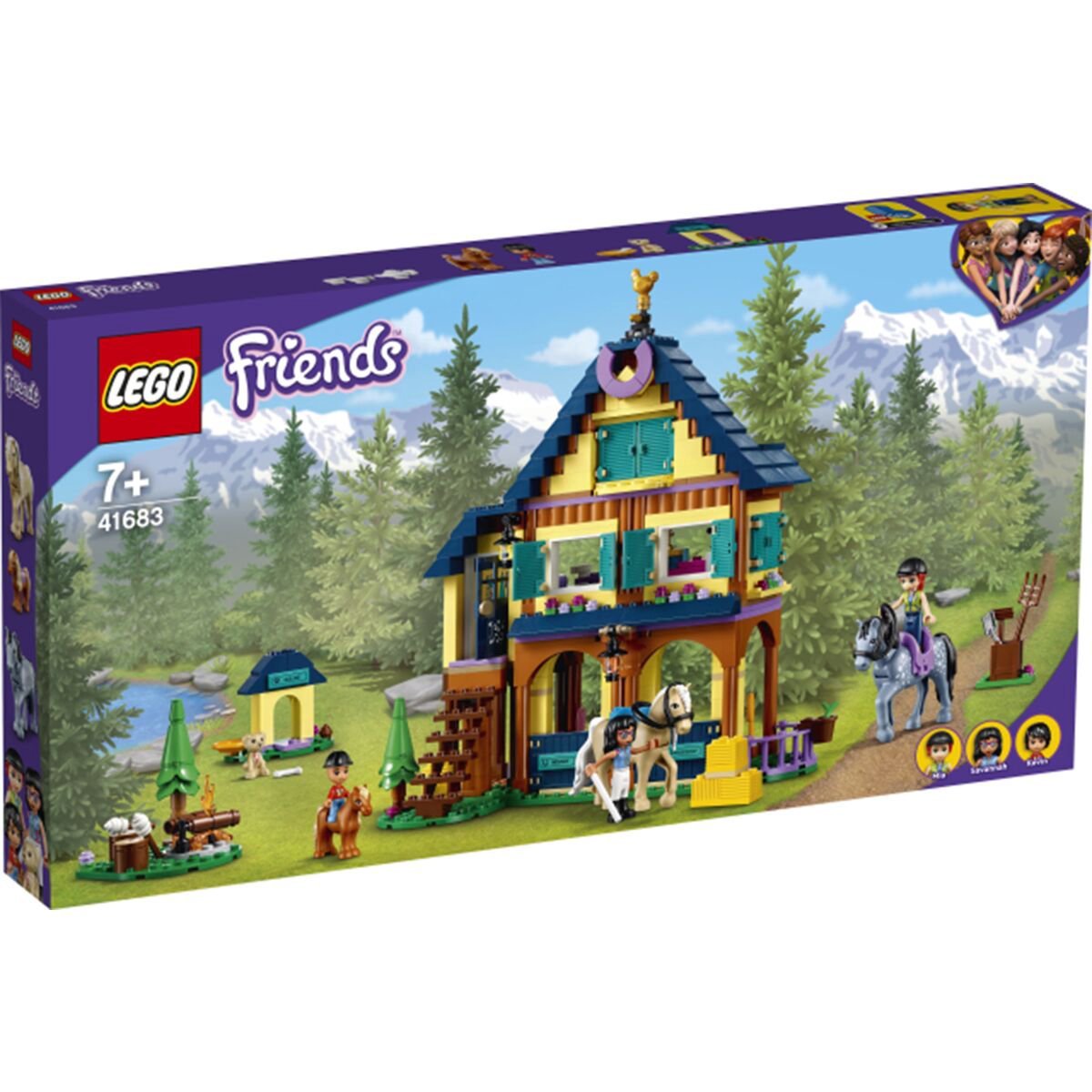 Конструктор Lego Friends Лесной клуб верховой езды 41683 купить,NaN