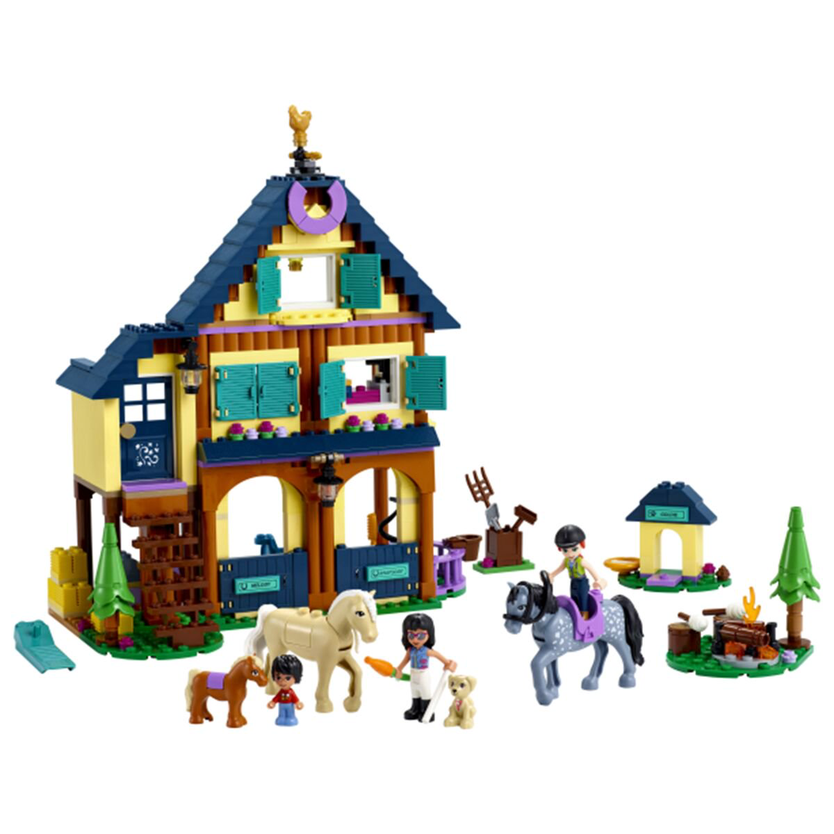 Конструктор Lego Friends Лесной клуб верховой езды 41683 купить,NaN