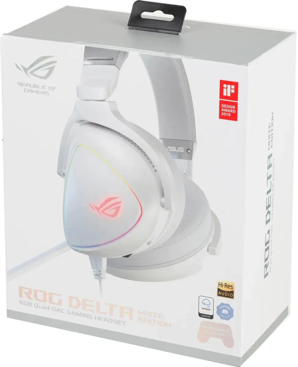 Наушники Asus Rog Delta 90YH02HW-B2UA00 White купить,NaN