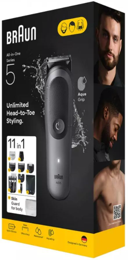Триммер Braun AIO5560 серый купить,NaN