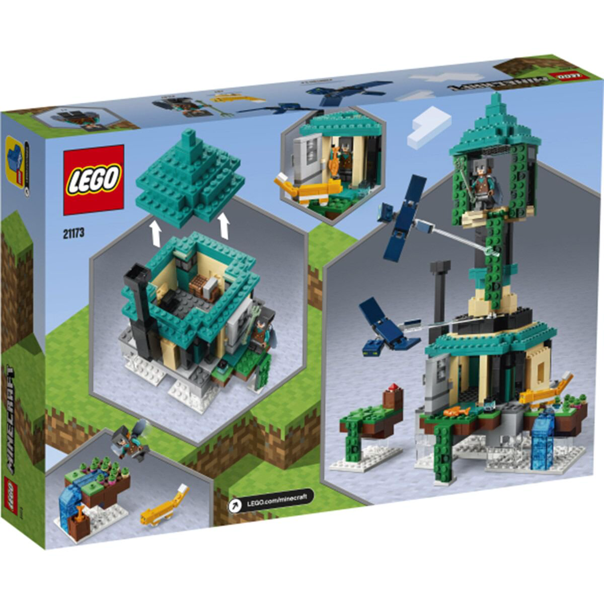 Конструктор Lego Minecraft Небесная башня 21173 купить,NaN