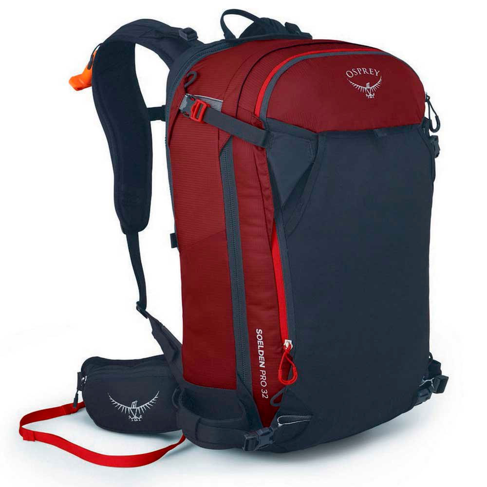 Рюкзак Osprey Soelden Pro E2 Airbag Pack 32 черно-красный купить,NaN